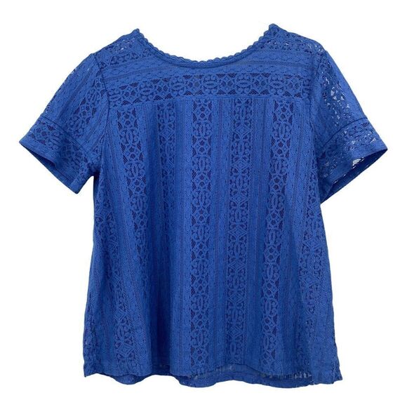 Loft lace Overpiece Top | Size M - Picture 2 of 6